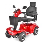 Electric mobility scooter - HECHT WISE RED