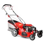 Petrol lawn mower with self propelled system - HECHT 551 XR 5 in 1