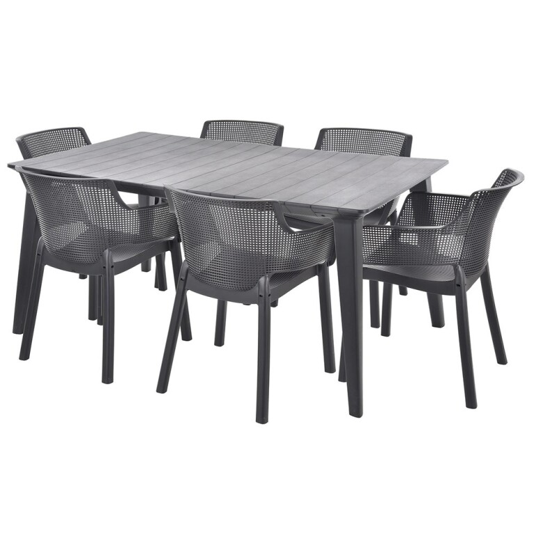 Garden furniture set - HECHT ELISA GRAPHITE 6