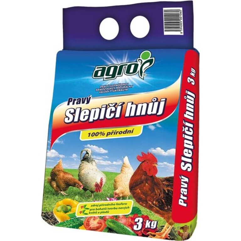 AGRO Pravý slepičí hnůj 3 kg