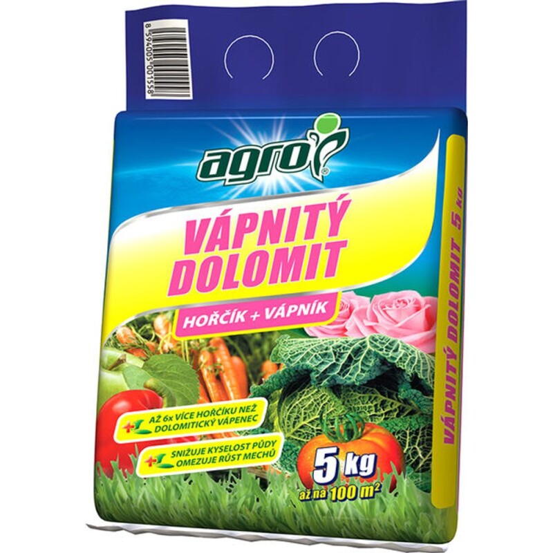 AGRO Vápnitý dolomit 5 kg