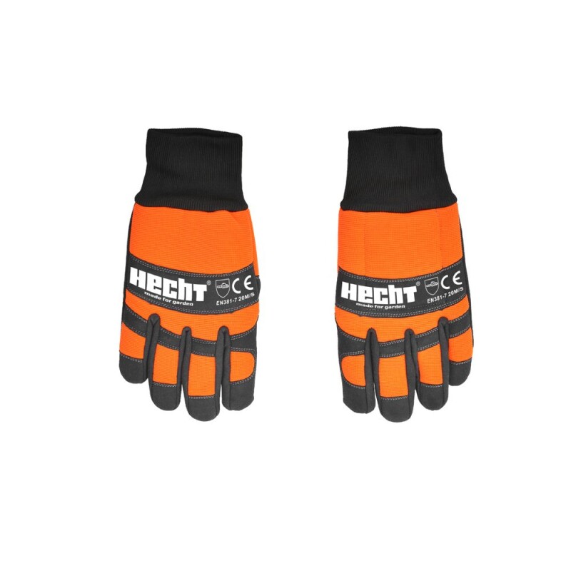 Summer protective gloves for chainsaws - HECHT 900108 XL