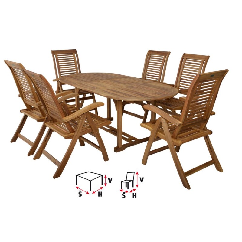 Garden furniture set - HECHT CAMBERET SET