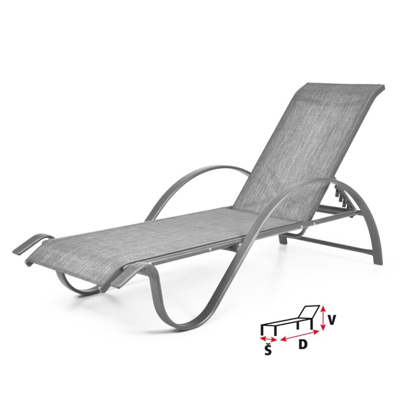 Garden lounger - HECHT SOFIA LOUNGER