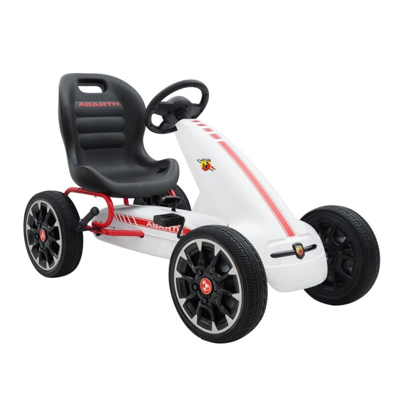 Pedal kart for kids - ABARTH WHITE