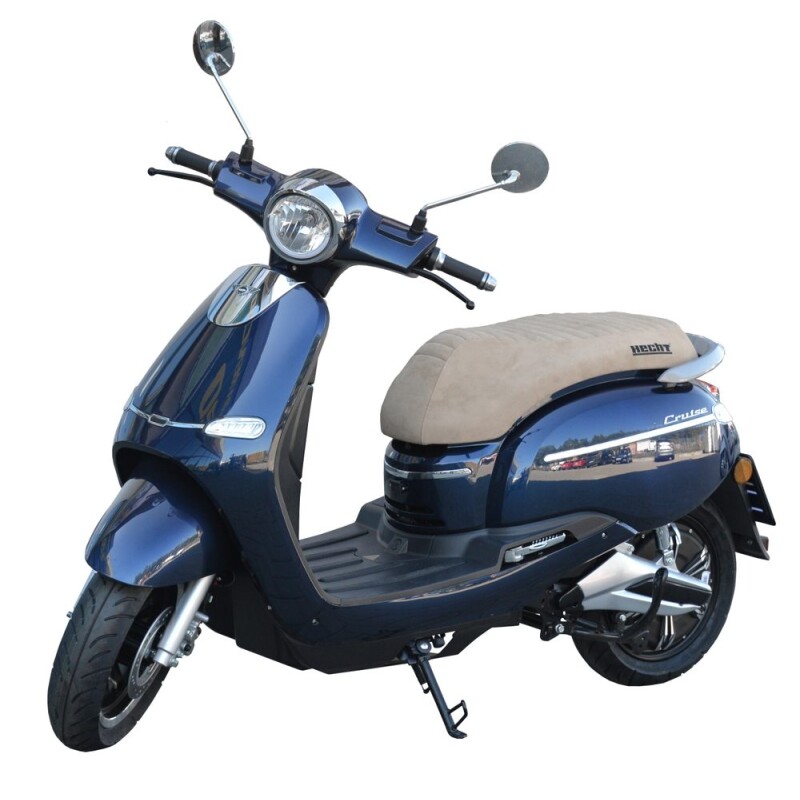 Retro look e-scooter - HECHT CITIS BLUE