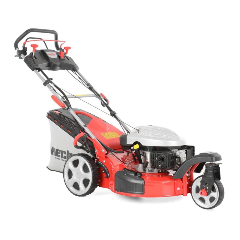 Petrol lawn mower with self propelled system - HECHT 5543 SXE 5 in 1