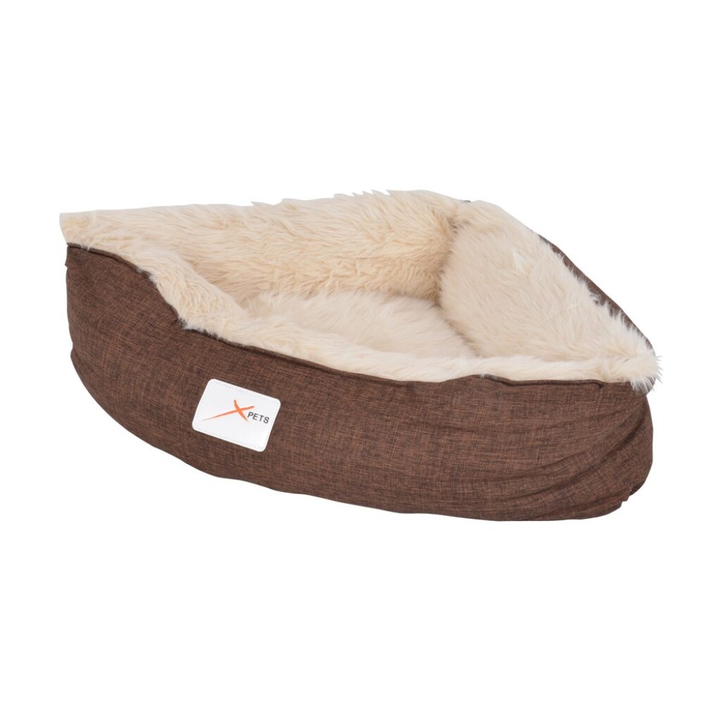 Luxury bed for demanding pets. Made from flax and corduroy. Very comfortable.