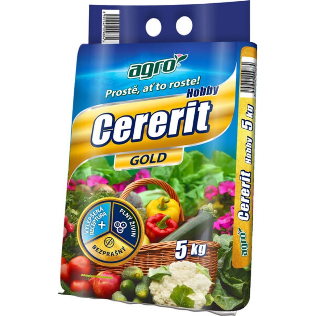 CERERIT Hobby Gold je bezchloridové granulované (kompaktované) hnojivo