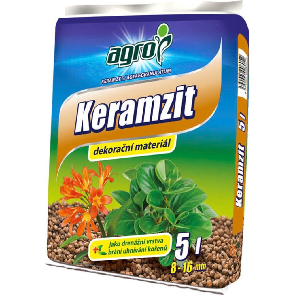 AGRO Expanded Clay Pebbles are a natural material that you can use as filling for hydroponic containers