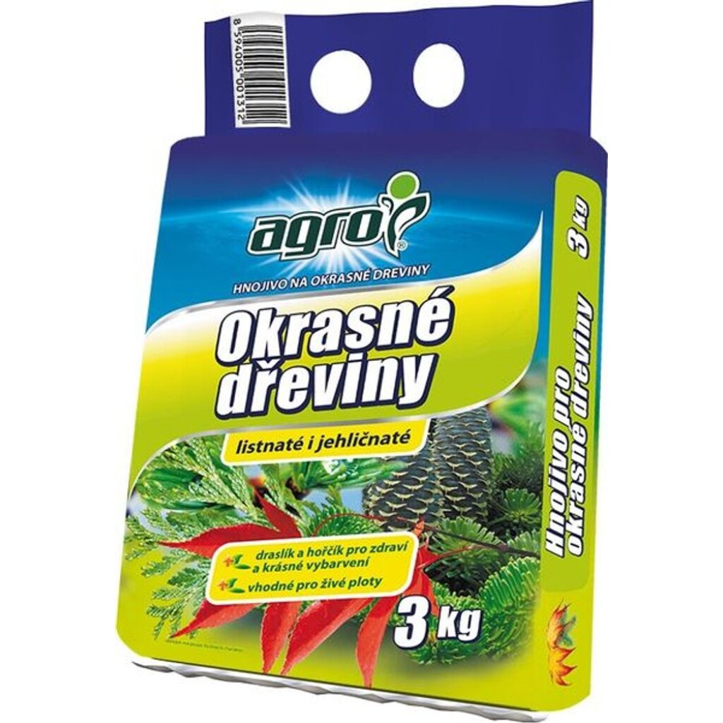 Agro Fertiliser for Ornamental Woody Plants is a mineral granulated fertiliser with higher potassium content
