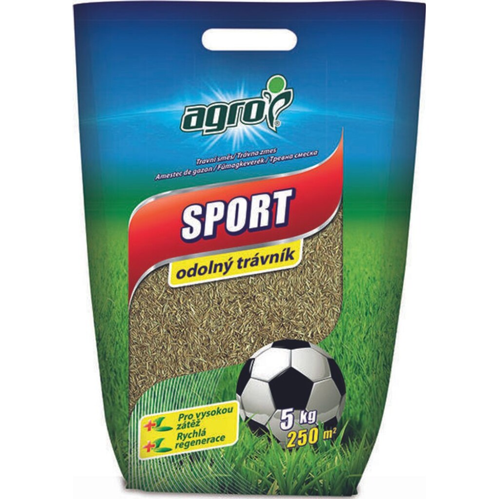 AGRO Grass Seed Mix SPORT is prepared from quality grass varieties that