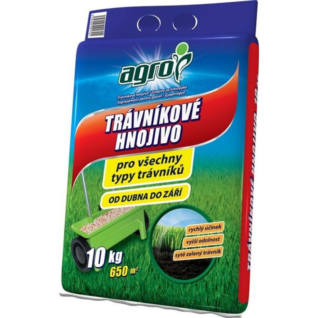 AGRO Lawn Fertiliser is designed for basic fertilisation of grassy areas at the beginning and during the growing season.