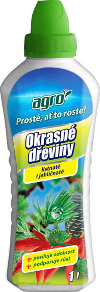 AGRO Liquid Fertiliser for Ornamental Trees 1 L Agro ORNAMENTAL TREES is a liquid fertiliser with higher magnesium content