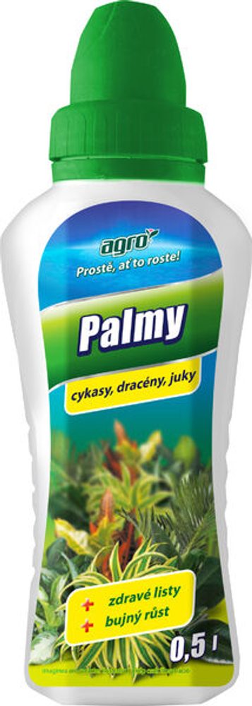 AGRO Liquid Fertiliser for Palms 0.5 l Agro PALMS is an excellent liquid fertiliser for palms and green plants.