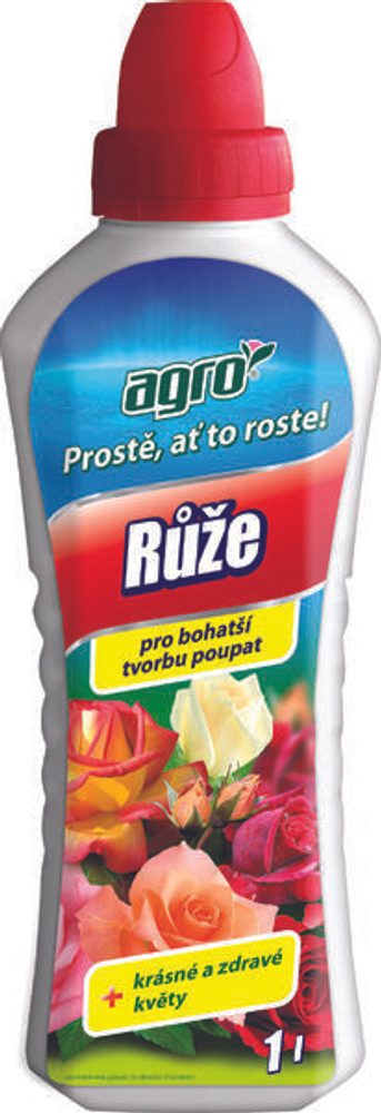 AGRO Liquid Fertiliser for Roses 1 L Agro Roses is a comprehensive liquid fertiliser for roses that supports healthy plant growth and abundant bud formation.