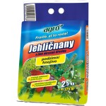 <p>Hnojivo pro jehličnany zvyšuje odolnost dřevin proti vymrzání a zabraňuje opadávání či hnědnutí jehličí přes zimu.</p>