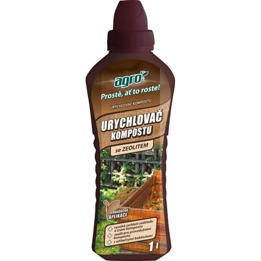 AGRO Urychlovač kompostu je kompostovací preparát na bázi přírodních užitečných mikroorganismů.