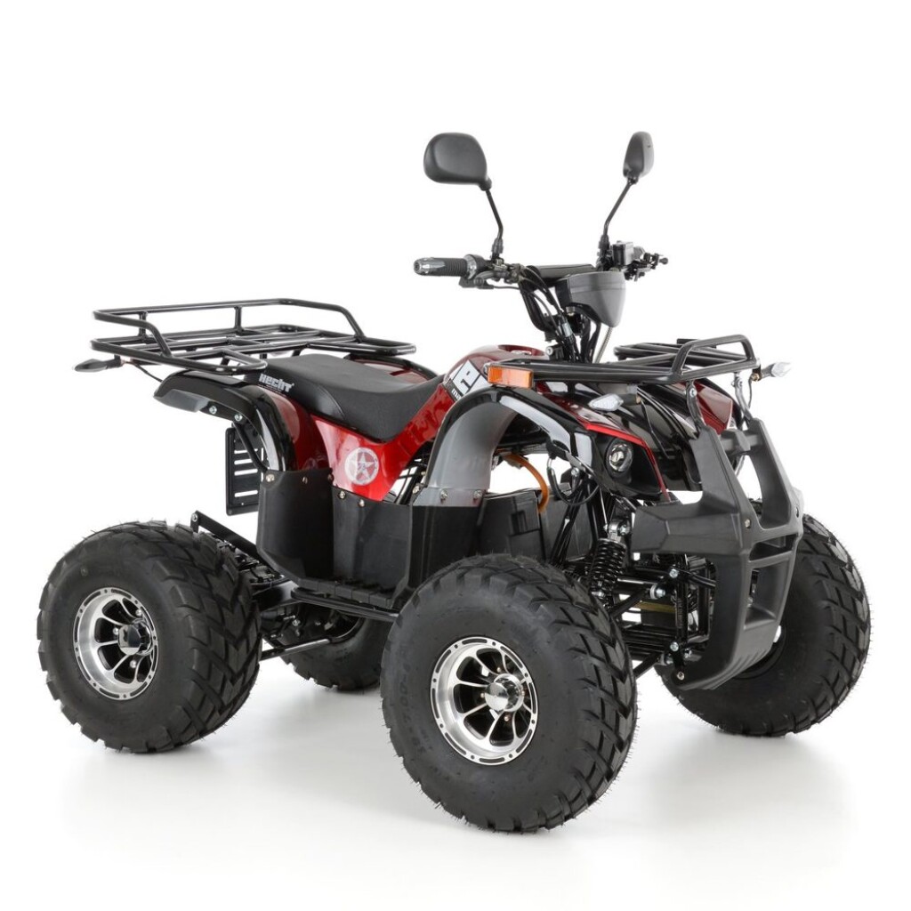 Accu ATV. Max. speed 45 km/h. Large terrain wheels