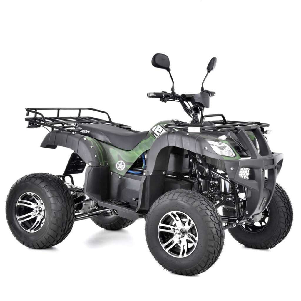 Accu ATV. Max. speed 45 km/h. Large terrain wheels