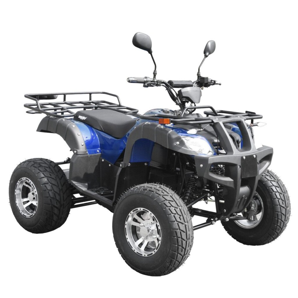 Accu ATV. Max. speed 45 km/h. Large terrain wheels
