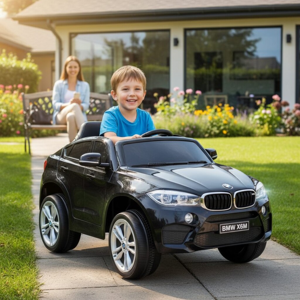 USB port. Recommended for children 3 - 8 years. Official license BMW.