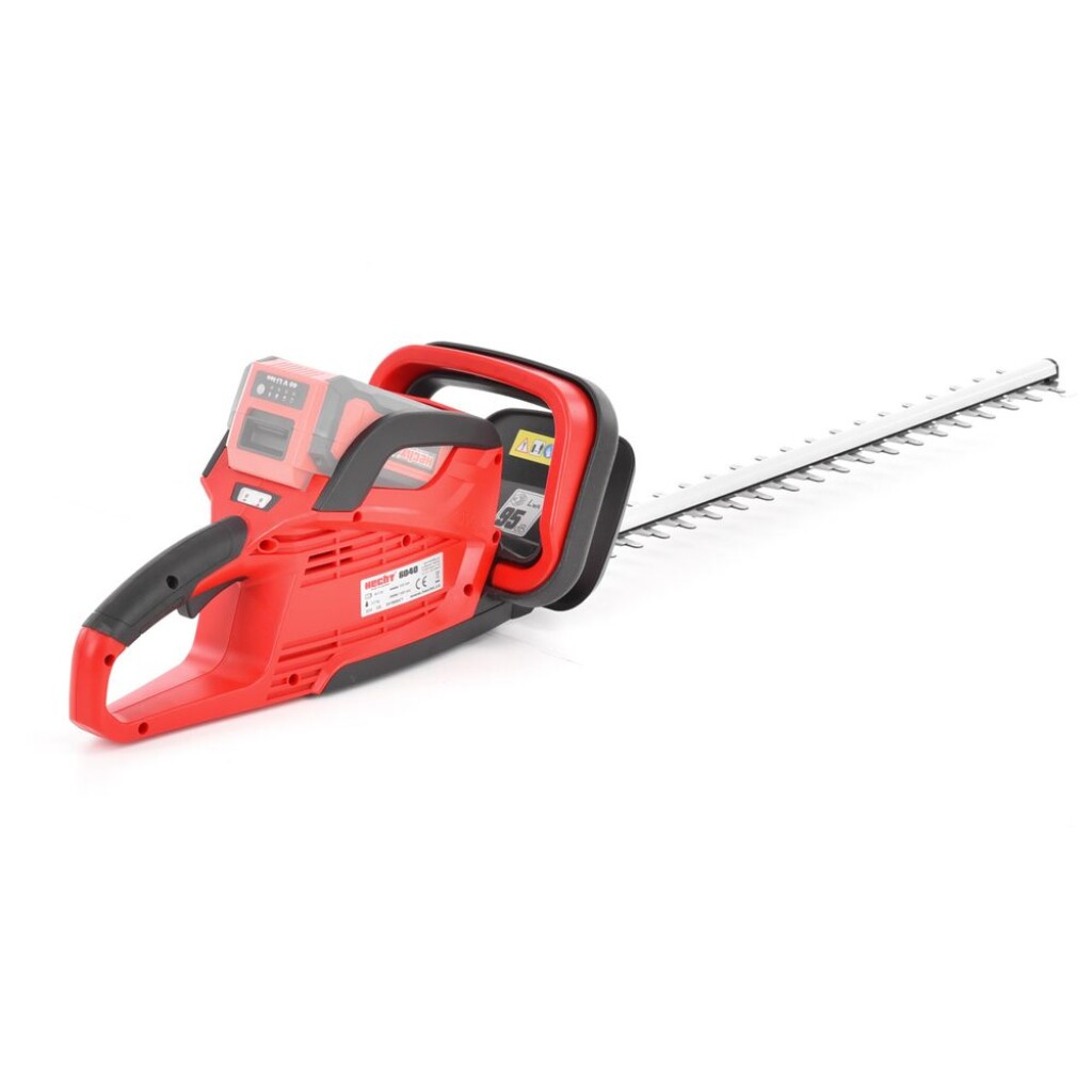 Accu hedge trimmer HECHT 6040 with laser cut blade. Li-on powered.
