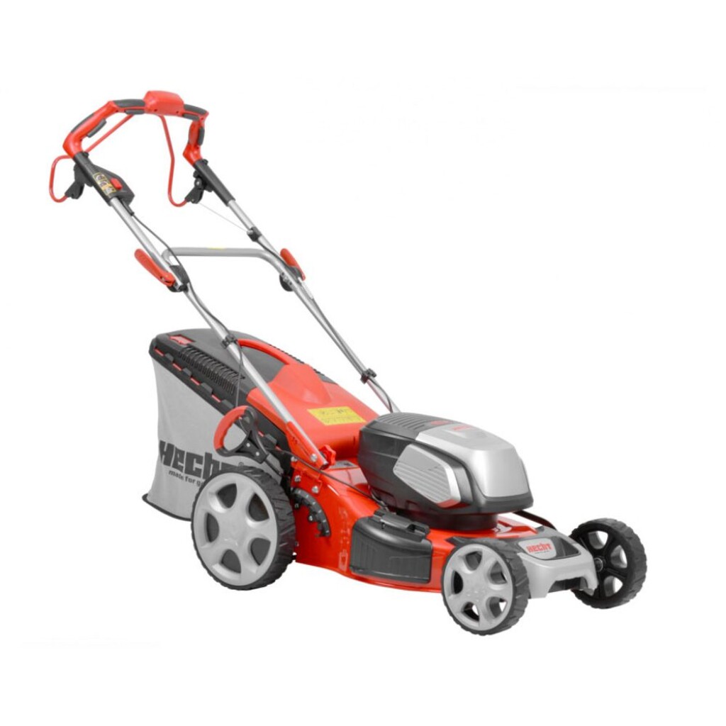ACCU rotary lawn mower . Battery output DC 40 V. Working width 40 cm Collecting box 60 l.                            
