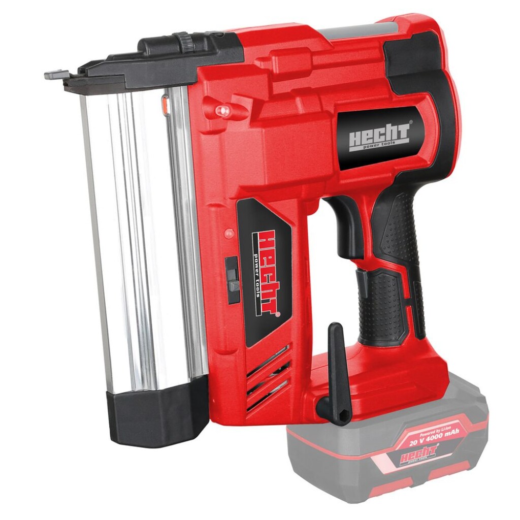 The HECHT 1515 20 V cordless stapler and nailer is ideal for fast and efficient fastening. It offers a 100-piece magazine capacity