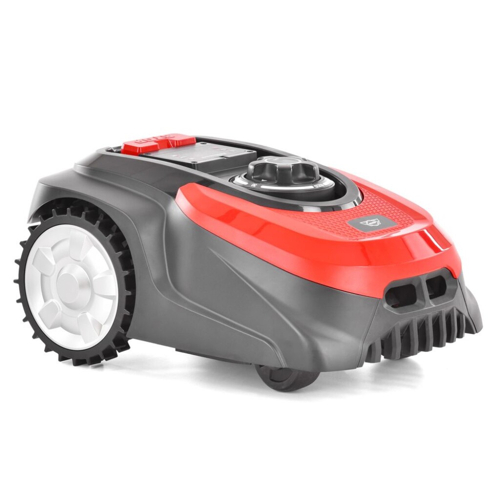Robotic lawn mower with a width of 18 cm. Li - ion battery