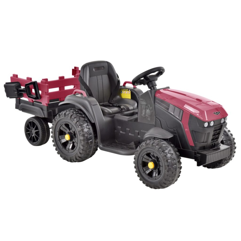 Accu cordless tractor with flatbed. Battery 12V
