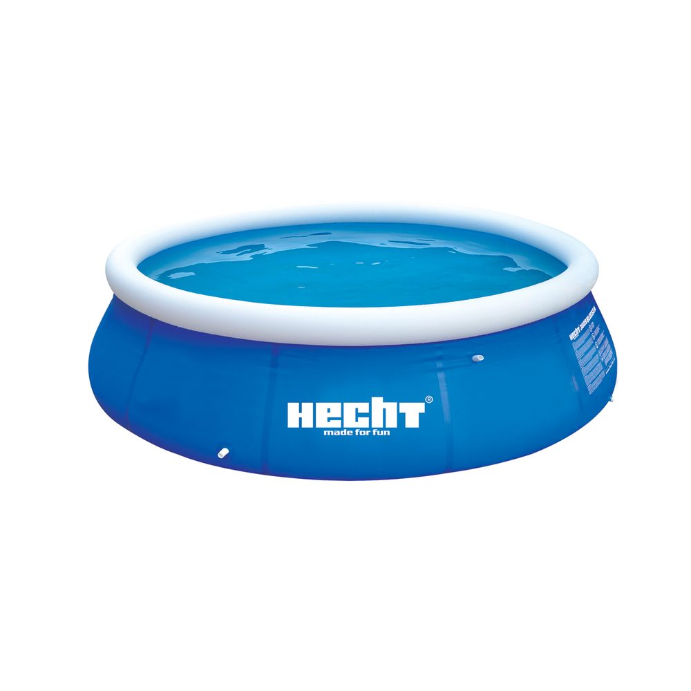 Annular inflatable pool - HECHT 3276 BLUESEA Annular inflatable pool. Easy and quick installation. Connectable with cartridge or sand filtration. 3 ply PVC material without the use of phthalates