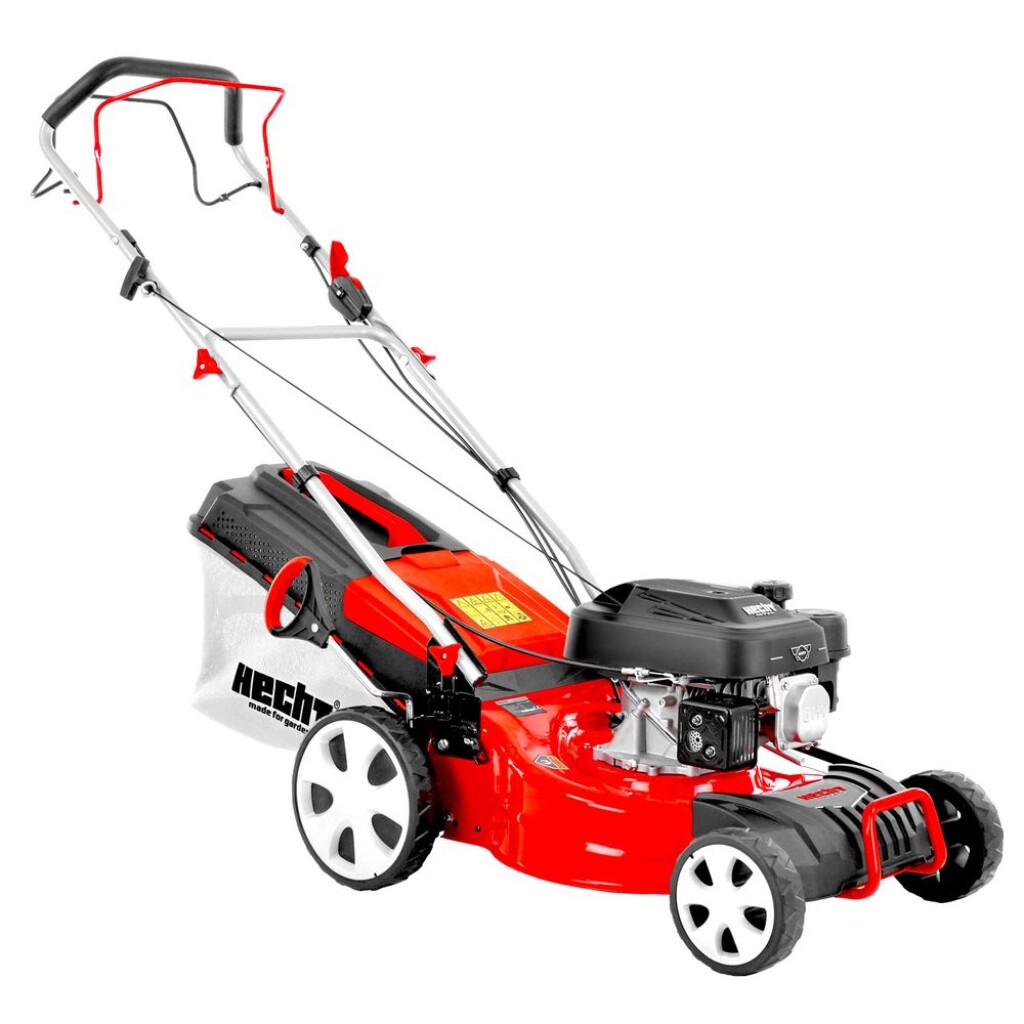 Motorová sekačka na trávu s pojezdem ● Pracovní záběr: 46 cm ● Objem motoru: 150 cm3 ● Výkon motoru: 2