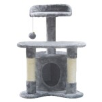 <p>Compact scratching post with climbing levels and toy. Height 65 cm.</p>