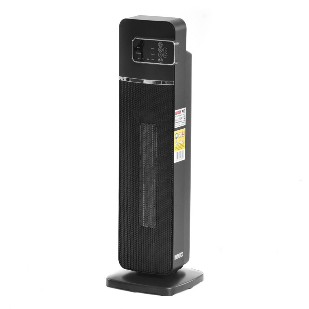 Ceramic heater with remote control. Power input 1000 - 2000 W. Suitable for heating rooms with an area of 15 - 20 m2. Weight 4