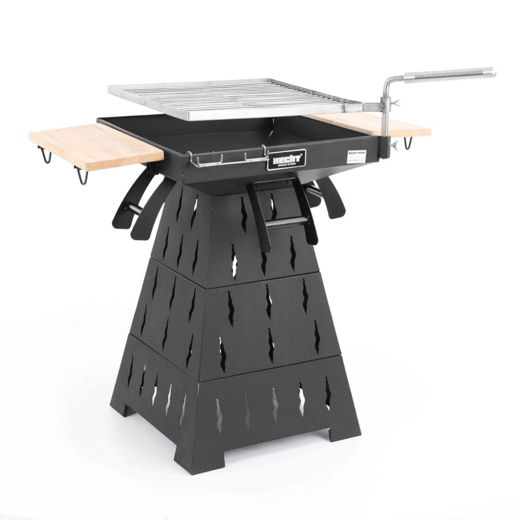 Garden grill made of sheet steel. Robust sheet metal 1