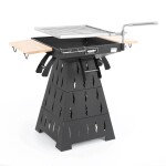 <p>Garden grill made of sheet steel. Robust sheet metal 1