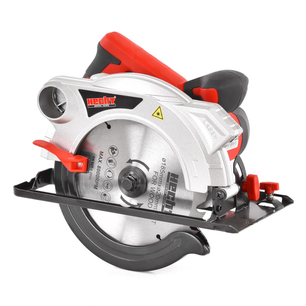 Circular saw - HECHT 1627 Handheld electric circular saw with laser. Power 1500 W