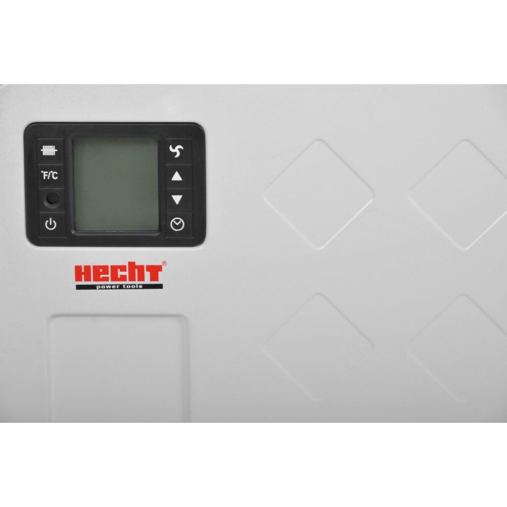 thermostat and remote control. Power supply from a standard 230V/50Hz socket
