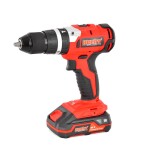 <p>Electric cordless drill/hammer drill. 20V voltage. Li-ion battery