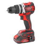 <p>Electric cordless screwdriver / impact drill. Voltage 20 V. 2 x Li-ion batteries 2 Ah. No-load speed 0 - 500 / 0 - 2000 rpm. Max. torque 75 Nm. Chuck capacity 2 – 13 mm.</p>