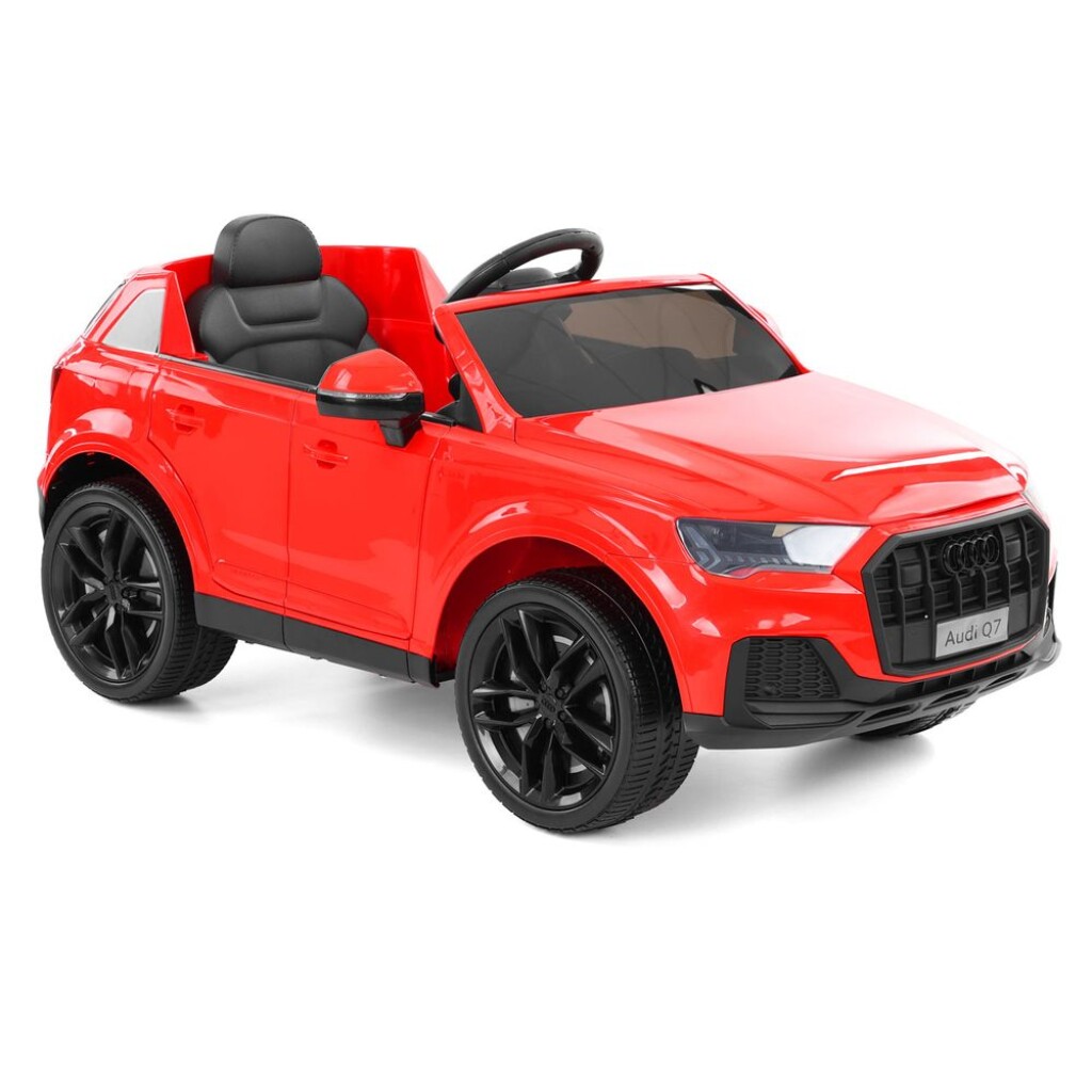 Children's electric car Audi Q7 with 12 V / 10 Ah battery and two 35 W motors. It offers a speed of 3-5 km/h