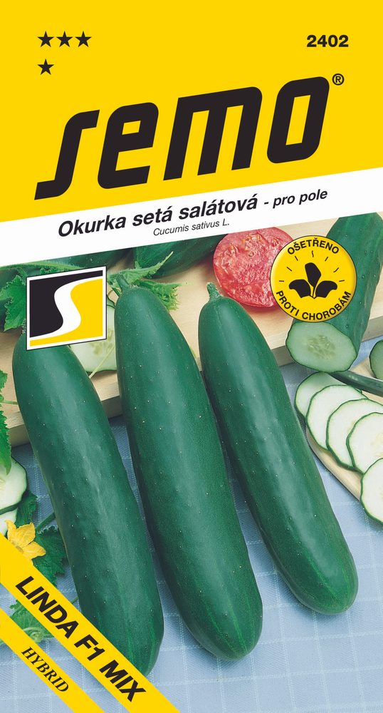 Cucumber Salad - Linda F1 Mix Field 1.3g LINDA F1 is a very high-quality