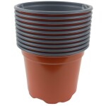 <p>Special round plastic container designed for planting and growing plants. Thin-walled construction. Packed in sets of 10 pieces including EAN code.</p>