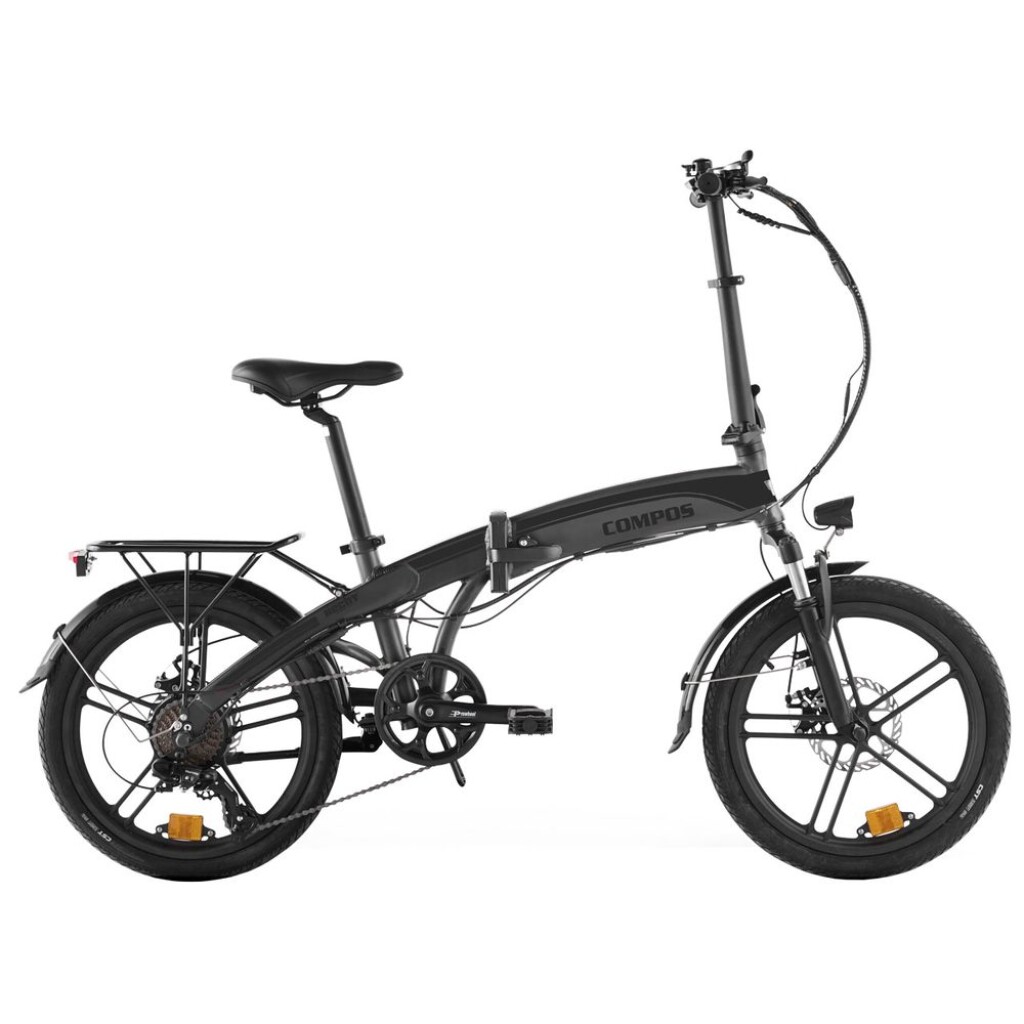 Folding electric bike with 36 V / 8.8 Ah battery. Motor 250 W