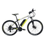 <p>Sports outdoor electric bike HECHT GRIMIS GREEN. Shimano derailleur. Front suspension adjustable fork. Disc brakes. 18" aluminium frame with 36 V /14 Ah battery. 250 W motor
