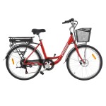 <p>HECHT PRIME city e-bike. Li-ion battery 36 V / 10.4 Ah. Motor 250 W. Wheels 26"