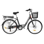 <p>HECHT PRIME city e-bike. Li-ion battery 36 V / 10.4 Ah. Motor 250 W. Wheels 26"