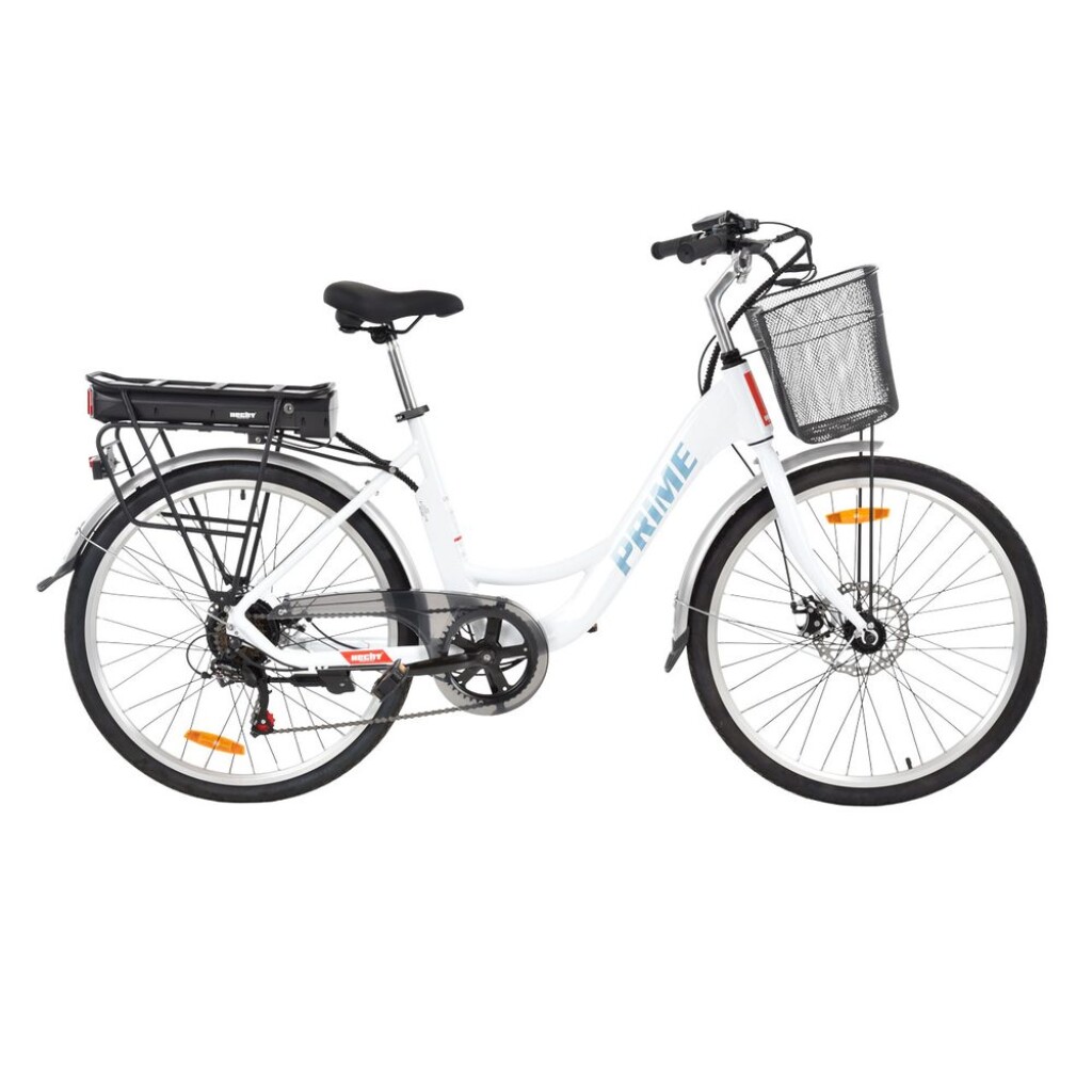 HECHT PRIME city e-bike. Li-ion battery 36 V / 10.4 Ah. Motor 250 W. Wheels 26"