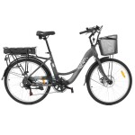 <p>Urban electric bike HECHT PRIME. Li-ion battery 36 V / 11.6 Ah / 418 Wh. 250 W motor. 26" wheels